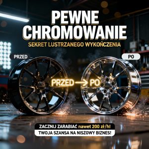 Kurs online „PewneChromowanie” – chromowanie natryskowe